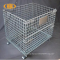 Large stackable steel storage container cage for sale